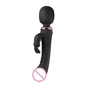 Magic Wand massager với dildo clit Pussy G Spot Vibrator 18 Đồ chơi tình dục cho phụ nữ