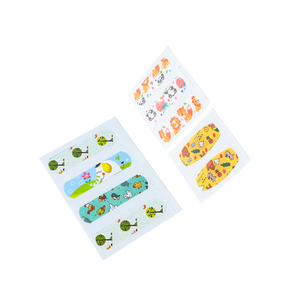 Tiritas personalizadas impresas <span class=keywords><strong>con</strong></span> dibujos animados para dedos y brazos, vendajes de primeros auxilios para niños, apósitos para heridas localizadas. - Product Image 2