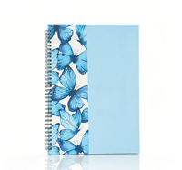 Carnet à spirales personnalisé, ligné, reliure spirale, pour usage scolaire et professionnel, couverture en papier personnalisable, papeterie de bureau pour étudiants