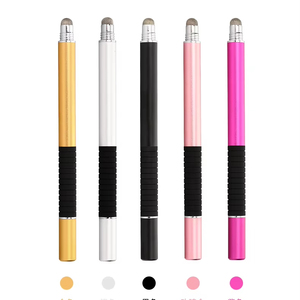 <span class=keywords><strong>Stylet</strong></span> universel 2-en-1 à prix d'usine avec logo personnalisé, pour tablette et écran tactile capacitif, en métal, pointe remplaçable - Product Image 1
