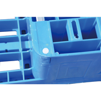 헤비듀티 1500x1500x150mm HDPE 유로 플라스틱 팔레트 단면 4방향 출입형 (선반, 물류 및 운송용)