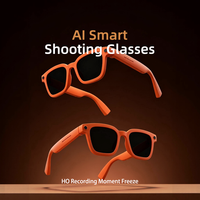 Gafas Inteligentes con IA OEM Más Vendidas, 8 Megapíxeles, Fotos de 32MP, Grabación HD de 1200P, Traducción Multilingüe en Tiempo Real, Altavoces Dobles de 1W