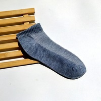 Chaussettes basses respirantes en coton doux pour homme et femme, couleur unie, vente en gros, prix imbattable