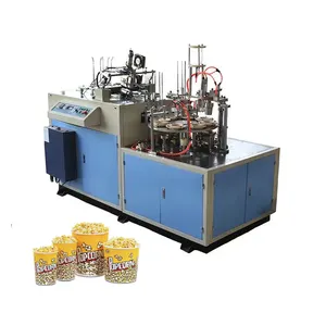 Automatische Papier Emmer Maken Machine Popcorn Cup Machine Kfc Emmer Vormen Machine