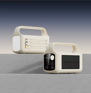 Banco de Energía Portátil de Iones de Litio con Inversor de Onda Sinusoidal Pura, Carga por Panel Solar, Linterna, Tipo-C, Salida Máxima de 10W - Product Image 2