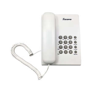 Excelltel Normal Analogy Corded <strong>Landline</strong> <strong>Phone</strong> PA146-Black/White 1 Year Warranty Home Use <strong>Cheap</strong> Price - Product Image 1