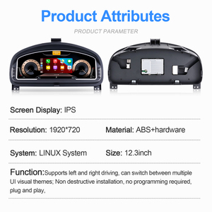 Navihua Nouveauté Système Linux Tableau de bord numérique pour voiture Carplay Compteur de vitesse LCD pour Chevrolet Captiva 2012-2017 - Product Image 6