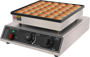 25 pièces Appareil à crêpes hollandaises professionnel électrique, machine à dorayaki, gaufrier antiadhésif pour cuisine domestique - Product Image 2