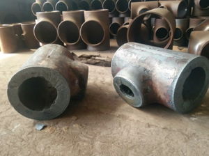 Raccord en acier inoxydable duplex résistant à l'usure, raccord à bride, té égal pour l'eau, l'exploitation minière manuelle, les pipelines marins - Product Image 3