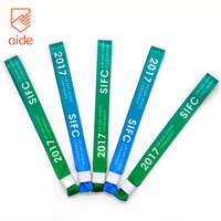Bracelets en tissu personnalisés avec logo imprimé par sublimation pour festival, avec fermoir – Offre spéciale