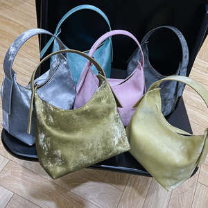 Bolso de Hombro de Diseño Personalizado 2026 para Mujer, Bolso de Hombro Retro de Lujo en Piel Vacuna Esmerilada - Product Image 2