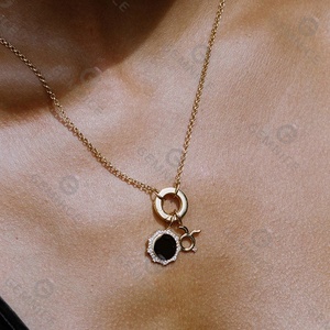 Gemnel 2024 Fashion High Quality Plated Horoscope <strong>Zodiac</strong> <strong>Pendant</strong> DIY Charm Enhancer <strong>Necklace</strong> - Product Image 5