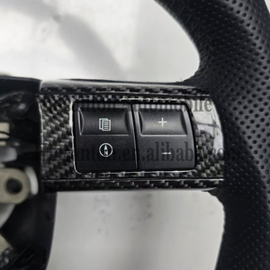 Volant en cuir perforé en fibre de carbone pour Chrysler 300C – Modèles à succès en vente directe - Product Image 3