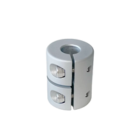 Accouplements rigides en acier inoxydable et aluminium personnalisés pour machine CNC avec vis de serrage
