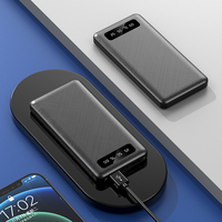 Batería portátil de carga rápida de 20000mAh, cargador con entrada dual y salida dual de 2,1a, venta al por mayor de fábrica