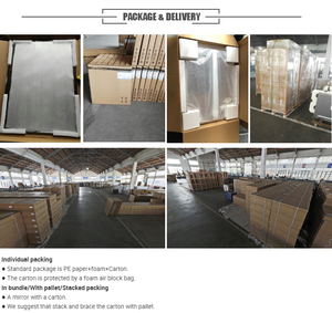 Miroir intelligent <span class=keywords><strong>de</strong></span> <span class=keywords><strong>salle</strong></span> <span class=keywords><strong>de</strong></span> <span class=keywords><strong>bain</strong></span> moderne, imperméable, rétro-éclairé, miroir d'armoire Led européen et américain - Product Image 3