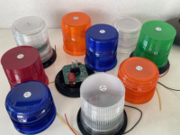 Lampe stroboscopique d'urgence au xénon blanc de 6 pouces à profil haut camion minier super lumineux 40W Base en métal 4 "clignotant voyant d'avertissement