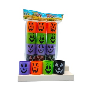 Jouet anti-stress pour fête 2023, jouet pour enfants, ressorts en spirale en plastique de 3,5 cm, arc-en-ciel d'Halloween pour filles et garçons - Product Image 1