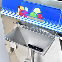 Máquina de Helados Kolice ETL, Máquina de Helados Italiana con Puerta y Bisagras de Acero Inoxidable Reforzado, 9-11 Galones/hora