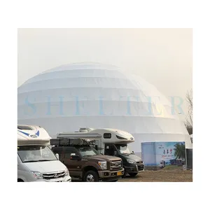 15m Big Waterproof Multi Projection System Dome Geodesic Half Event Dome