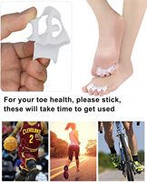 Fabricant en gros sur mesure d'espacement et séparateurs d'orteils en gel de silicone, correcteurs d'hallux valgus et étireurs d'orteils