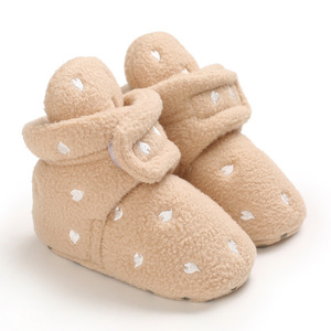 Neonato Infantile Del Bambino Della Ragazza Del Ragazzo Del Cotone Stivaletti Rimanere Sulla Pistoni Del Calzino Morbido Scarpe Stivali Della Caviglia Del Bambino della Greppia Scarpe Invernali - Product Image 5