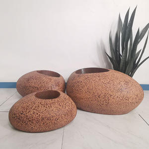 Vente flash 56X41X29CM Style nordique <span class=keywords><strong>Pot</strong></span> de jardin créatif nordique Grands pots de plantes Pots de fleurs <span class=keywords><strong>en</strong></span> fibre de verre <span class=keywords><strong>Pot</strong></span> de fleurs <span class=keywords><strong>en</strong></span> FRP - Product Image 2