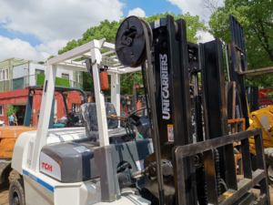 รถยกเครื่องยนต์ดีเซล TCM FD50 5-10ตันพร้อมเครื่องยนต์ Isuzu ใช้เสาสอง/สามขั้น - Product Image 4