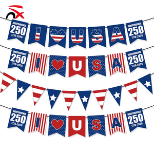 <span class=keywords><strong>Bandera</strong></span> Decorativa con Guirnalda para la Celebración del 250 Aniversario <span class=keywords><strong>de</strong></span> la Independencia <span class=keywords><strong>de</strong></span> Estados Unidos - Product Image 1