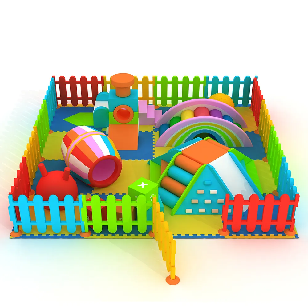 Aire de jeux commerciale pour enfants aire de jeux pour enfants ensemble d'équipement de jeu doux équipement de jeu doux d'intérieur à vendre