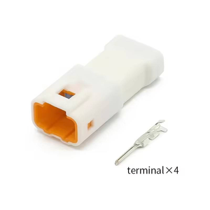 ขั้วต่อไฟฟ้าแบบกันน้ำสำหรับรถยนต์ ยี่ห้อ Manufactory JST แบบ <span class=keywords><strong>2</strong></span>/<span class=keywords><strong>3</strong></span>/4/6 ขา ตัวผู้ ตัวเมีย ฉนวนพีวีซี ทองแดง - Product Image 2