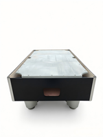 Table de billard de qualité commerciale avec structure en bois massif et ardoise durable, disponible en 7, 8 et 9 pieds, pour jeu en intérieur