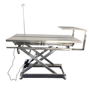 Meja Bedah Hewan Elektrik dengan Pengangkat Hidrolik, Meja Operasi dan Pemeriksaan dari Baja Anti Karat untuk Bedah Hewan - Product Image 1