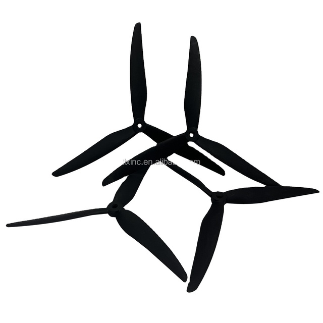 JQJ Hobby 4pcs 8Inch 9Inch 10 Inch 3 Blades Reinforced Glass Fiber Nylon Props Propeller for Cinelifter FPV Macroquad Drone