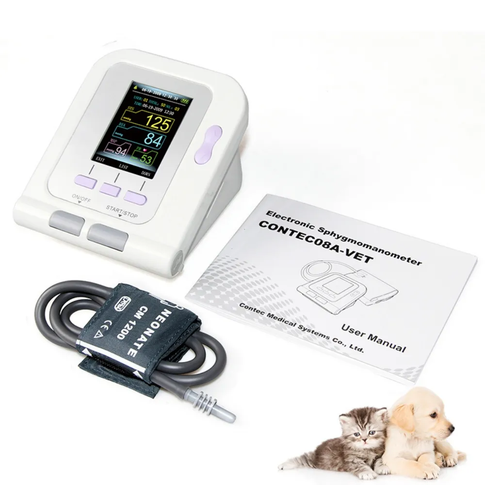 Цифровой ветеринарный прибор для измерения кровяного давления для животных, собак, кошек