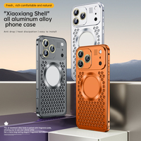 Nouvelle coque de téléphone portable en aluminium, étui magnétique en métal de luxe pour iPhone 18 17 16 15 14 13 Pro Max 17 Air 16 Plus
