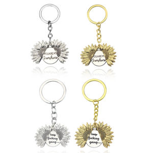 제조 업체 사용자 정의 기념품 열쇠 고리 아버지의 어머니의 추수 감사절 아빠 엄마 곰 사랑 Mon 할머니 해바라기 키 체인 - Product Image 6