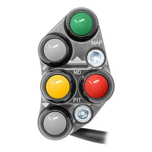 Interruptor de Manillar Izquierdo para Yamaha YZF-R1 (Titanio) - Product Image 1