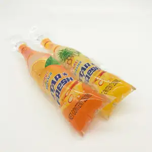 Beverage Packaging Bag Food Grade Plastic Shape Pouch Packaging Bag Beverage Bag Injection Orange Juice Pouch Custom Bottle Juice Pouch