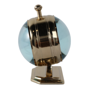 Orologio da Tavolo Classico Bifacciale in Metallo e Vetro per Soggiorno, Ufficio e Caminetto - Product Image 3