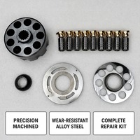 GM08 Hydraulic Repair Kit Cylinder Block Valve Plate Retainer Plate Piston Set Spacer Ring GM08