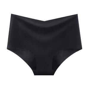 Sous-vêtements string taille haute pour femme avec fente semi-enveloppante, sexy, en nylon, sans couture, respirant - Product Image 4