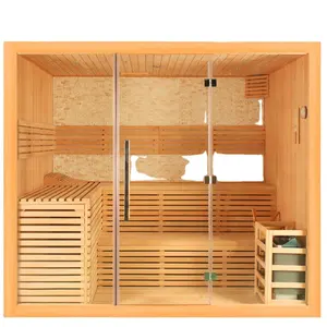 2021 Hot Sale Luxurious Family 4-5 personen Capacity und Computer Control Panel Feature Traditional Sauna Room