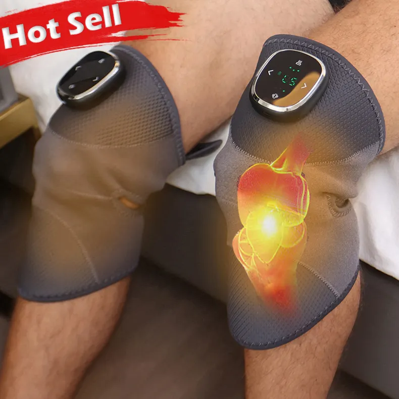 Fisioterapia inteligente sem fio Hot Compress Knee Massageador Joelho Joelho Aquecimento Terapia Alívio da Dor Massageador Infravermelho