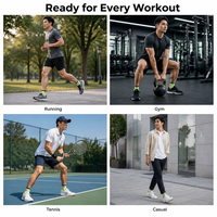 Chaussettes de sport à logo personnalisé, chaussettes de compression absorbant les chocs, chaussettes de sport en tricot multicolores pour l'entraînement et les occasions décontractées