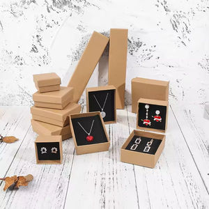 Caja de Joyería de Cartón Rígido Cuadrada con Cierre Magnético Ecológico Personalizada, Diseño Simple con Patrón Sólido, Caja de Bisutería para Regalo - Product Image 6