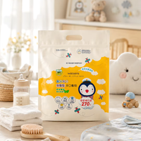 Pochette d'emballage pour couches bébé avec poignée Flexiloop, fermeture éclair refermable en option, sécurisée et inodore, pour le rangement des couches, idéale pour les voyages maman et bébé