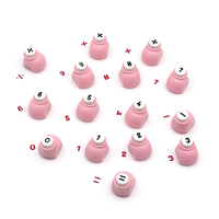 Kamei Vente en gros Kits de poinçons numérotés et alphabétiques colorés personnalisables pour enfants, pour l'apprentissage créatif et l'artisanat, avec poinçonnage de trous, pour l'apprentissage précoce, portables