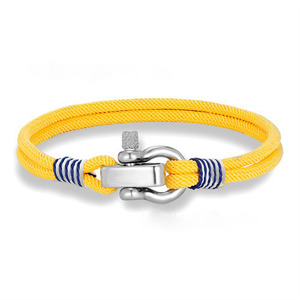 Pulsera de Acero Inoxidable Ajustable con Ancla y Cuerda Trenzada, para Parejas, Unisex o como Regalo para Ella - Product Image 5