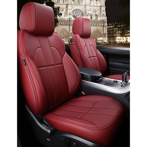 Xiangta luxe étanche personnalisé en cuir Nappa housse de siège de voiture ensemble noir pour Range Rover Sport Velar Discovery <span class=keywords><strong>Evoque</strong></span> - Product Image 1